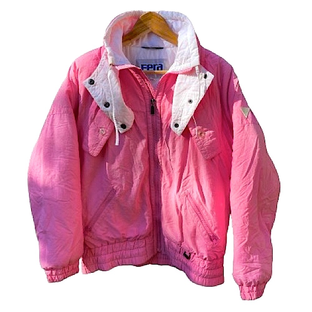{fera} Rare Vintage Pink Ski wear Winter Snow Jacket Coat